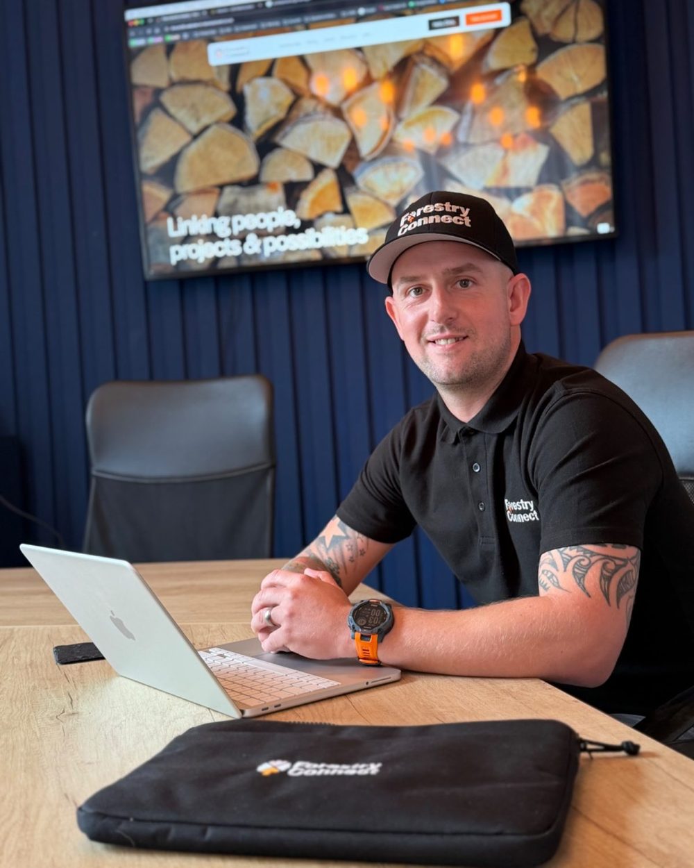Dale Caswell, founder of Forestry Connect